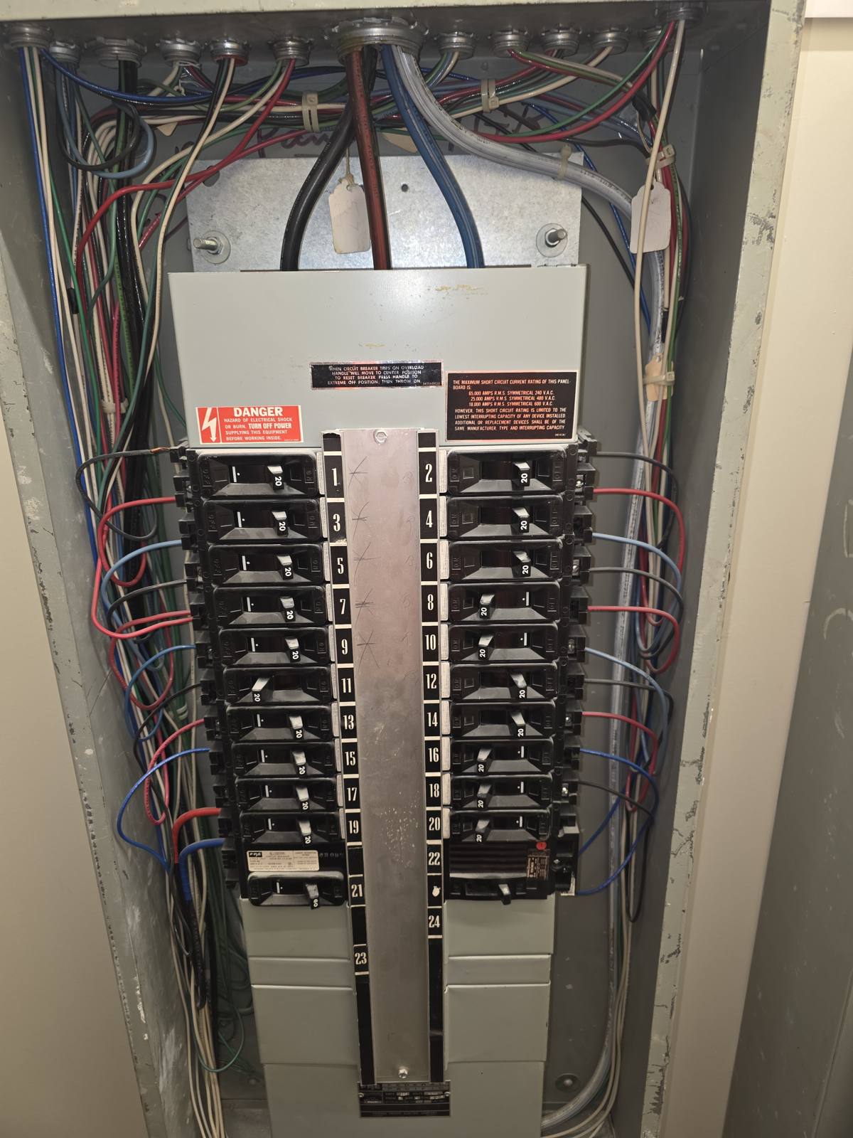 Old L4GB panel still in service before removal